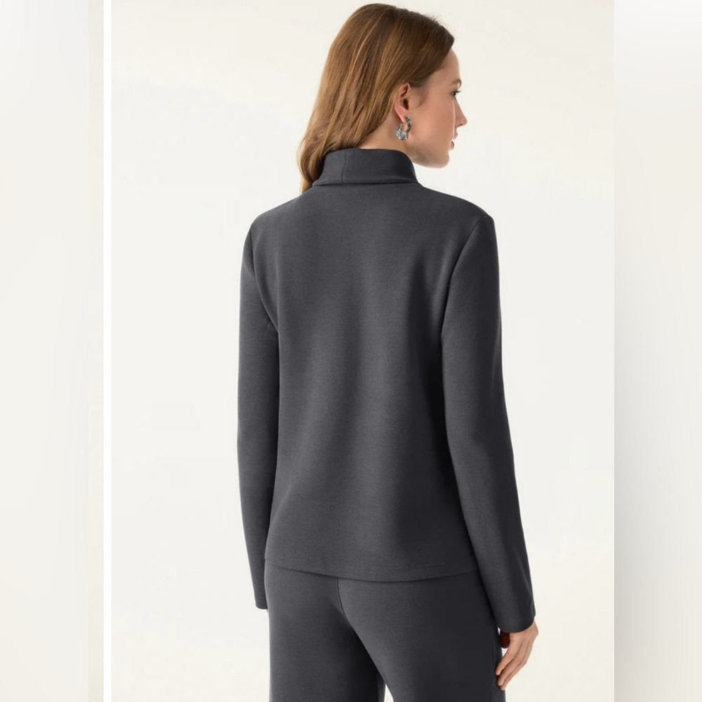 OGL Charcoal Turtleneck Top - Picture 4 of 6